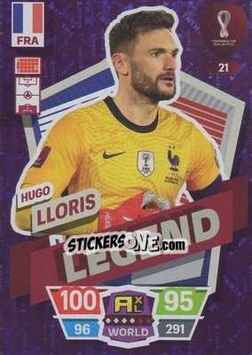 Sticker Hugo Lloris - FIFA World Cup Qatar 2022. Adrenalyn XL n. 21 - Panini