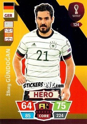 Sticker İlkay Gündoğan - FIFA World Cup Qatar 2022. Adrenalyn XL n. 124 - Panini