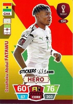 Sticker Issahaku Abdul Fatawu - FIFA World Cup Qatar 2022. Adrenalyn XL n. 134 - Panini