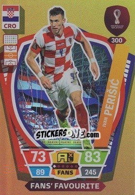 Sticker Ivan Perišić - FIFA World Cup Qatar 2022. Adrenalyn XL n. 300 - Panini