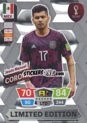 Sticker Jesús Manuel Corona - FIFA World Cup Qatar 2022. Adrenalyn XL n. LE-JMC - Panini