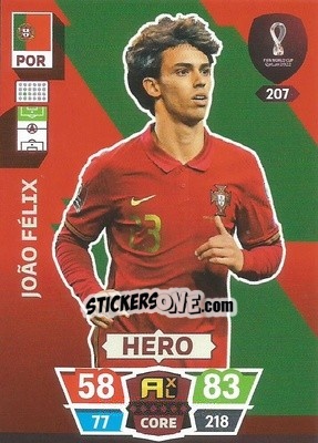 Sticker João Félix - FIFA World Cup Qatar 2022. Adrenalyn XL n. 207 - Panini