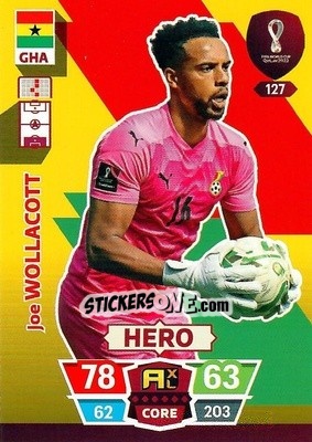 Sticker Joe Wollacott - FIFA World Cup Qatar 2022. Adrenalyn XL n. 127 - Panini