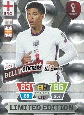 Sticker Jude Bellingham - FIFA World Cup Qatar 2022. Adrenalyn XL n. LE-JB - Panini