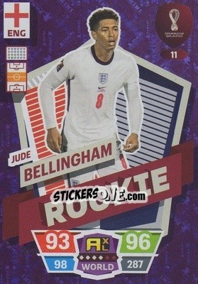 Figurina Jude Bellingham - FIFA World Cup Qatar 2022. Adrenalyn XL - Panini