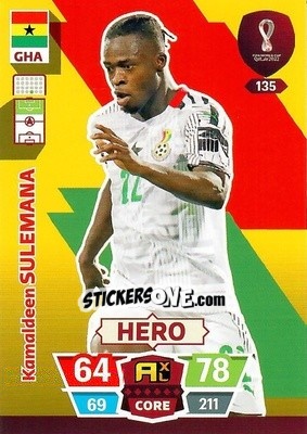 Sticker Kamaldeen Sulemana - FIFA World Cup Qatar 2022. Adrenalyn XL n. 135 - Panini