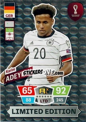 Sticker Karim Adeyemi - FIFA World Cup Qatar 2022. Adrenalyn XL n. XXL-KA - Panini