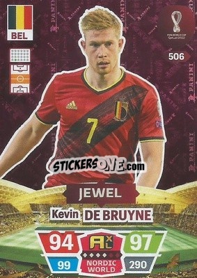 Cromo Kevin De Bruyne - FIFA World Cup Qatar 2022. Adrenalyn XL - Panini