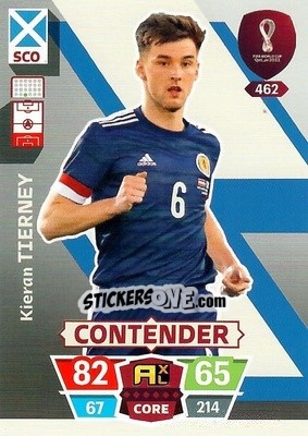 Figurina Kieran Tierney - FIFA World Cup Qatar 2022. Adrenalyn XL - Panini