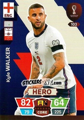 Sticker Kyle Walker - FIFA World Cup Qatar 2022. Adrenalyn XL - Panini