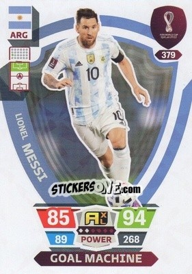 Sticker Lionel Messi - FIFA World Cup Qatar 2022. Adrenalyn XL n. 379 - Panini