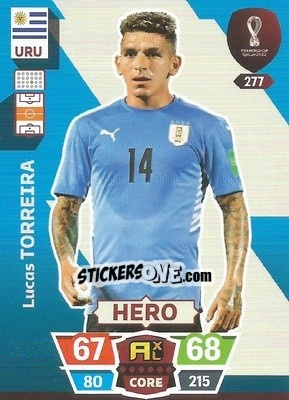 Sticker Lucas Torreira - FIFA World Cup Qatar 2022. Adrenalyn XL n. 277 - Panini