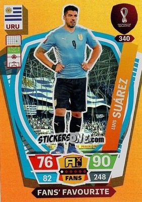 Sticker Luis Suárez - FIFA World Cup Qatar 2022. Adrenalyn XL n. 340 - Panini