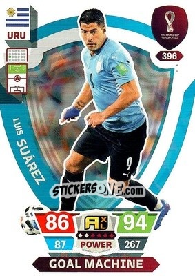 Sticker Luis Suárez - FIFA World Cup Qatar 2022. Adrenalyn XL n. 396 - Panini