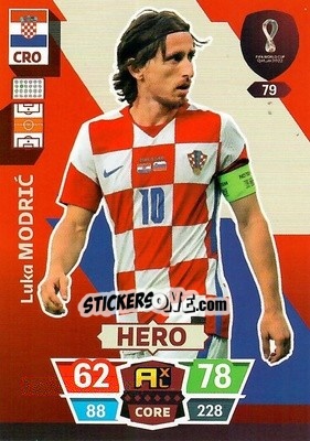 Sticker Luka Modrić - FIFA World Cup Qatar 2022. Adrenalyn XL - Panini