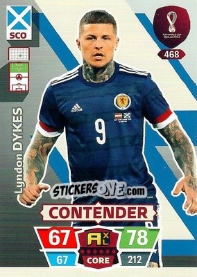 Figurina Lyndon Dykes - FIFA World Cup Qatar 2022. Adrenalyn XL - Panini