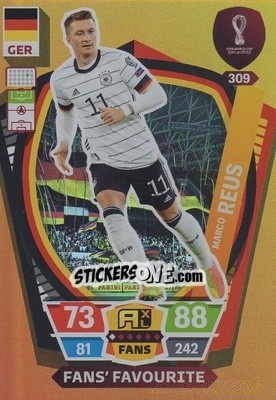 Sticker Marco Reus - FIFA World Cup Qatar 2022. Adrenalyn XL n. 309 - Panini