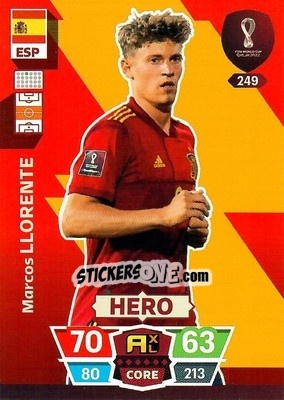 Sticker Marcos Llorente - FIFA World Cup Qatar 2022. Adrenalyn XL - Panini