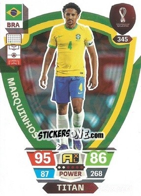 Sticker Marquinhos - FIFA World Cup Qatar 2022. Adrenalyn XL - Panini