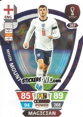Sticker Mason Mount - FIFA World Cup Qatar 2022. Adrenalyn XL n. 367 - Panini