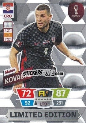 Sticker Mateo Kovačić - FIFA World Cup Qatar 2022. Adrenalyn XL n. LE-MK - Panini