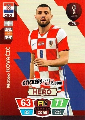Sticker Mateo Kovačić - FIFA World Cup Qatar 2022. Adrenalyn XL - Panini