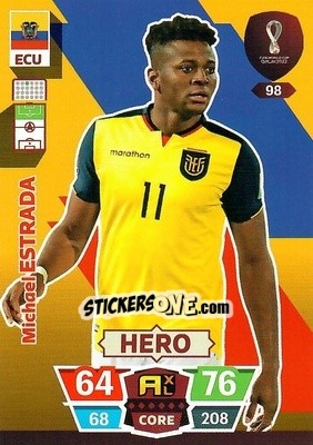 Sticker Michael Estrada - FIFA World Cup Qatar 2022. Adrenalyn XL - Panini