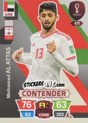 Sticker Mohamed Al Attas - FIFA World Cup Qatar 2022. Adrenalyn XL - Panini