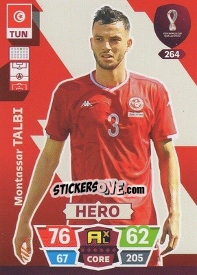 Sticker Montassar Talbi - FIFA World Cup Qatar 2022. Adrenalyn XL - Panini