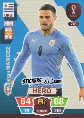 Sticker Nahitan Nández - FIFA World Cup Qatar 2022. Adrenalyn XL n. 276 - Panini