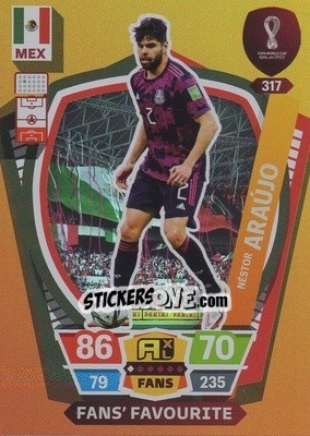 Sticker Néstor Araújo - FIFA World Cup Qatar 2022. Adrenalyn XL - Panini