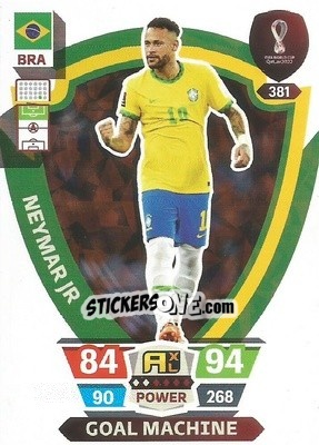 Cromo Neymar Jr - FIFA World Cup Qatar 2022. Adrenalyn XL - Panini