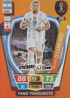 Sticker Nicolás Otamendi - FIFA World Cup Qatar 2022. Adrenalyn XL - Panini
