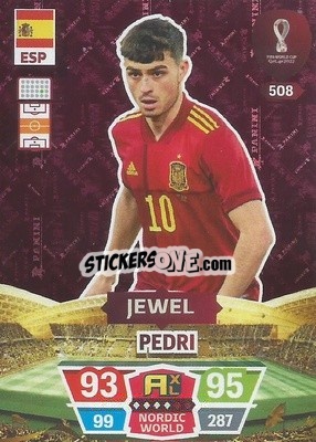 Sticker Pedri - FIFA World Cup Qatar 2022. Adrenalyn XL - Panini