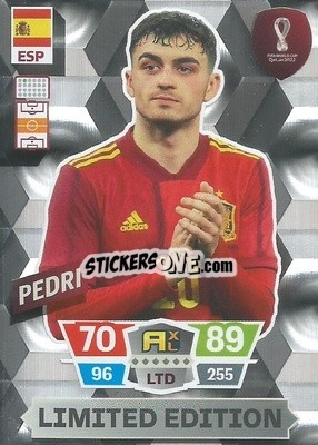 Sticker Pedri - FIFA World Cup Qatar 2022. Adrenalyn XL n. LE-PE - Panini
