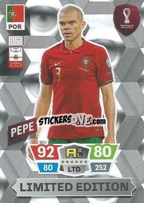 Sticker Pepe - FIFA World Cup Qatar 2022. Adrenalyn XL - Panini