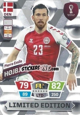 Sticker Pierre Emile Højbjerg - FIFA World Cup Qatar 2022. Adrenalyn XL n. LE-PEH - Panini