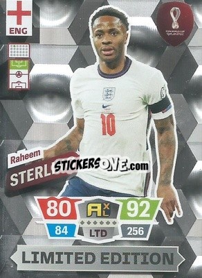 Sticker Raheem Sterling - FIFA World Cup Qatar 2022. Adrenalyn XL - Panini