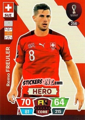 Sticker Remo Freuler - FIFA World Cup Qatar 2022. Adrenalyn XL n. 256 - Panini