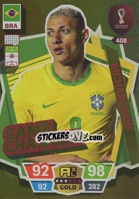 Sticker Richarlison - FIFA World Cup Qatar 2022. Adrenalyn XL n. 408 - Panini