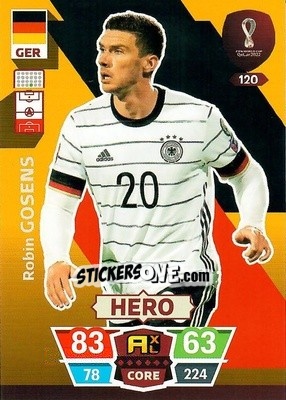 Sticker Robin Gosens - FIFA World Cup Qatar 2022. Adrenalyn XL n. 120 - Panini