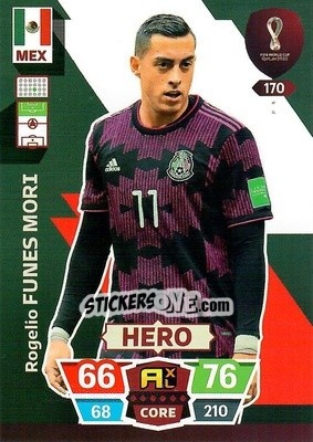 Cromo Rogelio Funes Mori - FIFA World Cup Qatar 2022. Adrenalyn XL - Panini