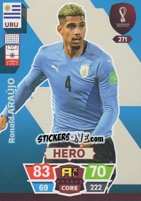 Sticker Ronald Araújo - FIFA World Cup Qatar 2022. Adrenalyn XL - Panini