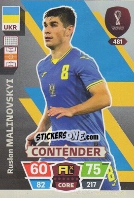 Sticker Ruslan Malinovskyi - FIFA World Cup Qatar 2022. Adrenalyn XL - Panini