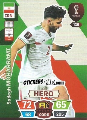 Sticker Sadegh Moharrami - FIFA World Cup Qatar 2022. Adrenalyn XL n. 139 - Panini