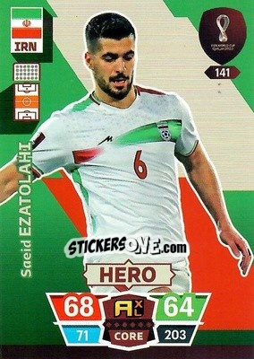 Sticker Saeid Ezatolahi - FIFA World Cup Qatar 2022. Adrenalyn XL n. 141 - Panini
