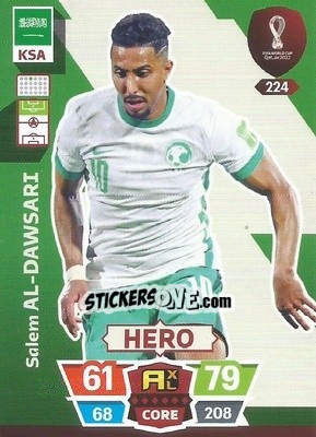 Sticker Salem Al-Dawsari - FIFA World Cup Qatar 2022. Adrenalyn XL - Panini