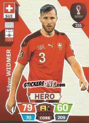 Sticker Silvan Widmer - FIFA World Cup Qatar 2022. Adrenalyn XL n. 255 - Panini