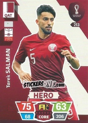 Sticker Tarek Salman - FIFA World Cup Qatar 2022. Adrenalyn XL n. 213 - Panini