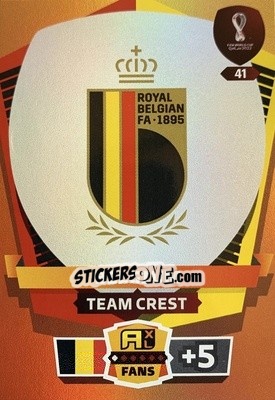 Sticker Team Crest - FIFA World Cup Qatar 2022. Adrenalyn XL n. 41 - Panini